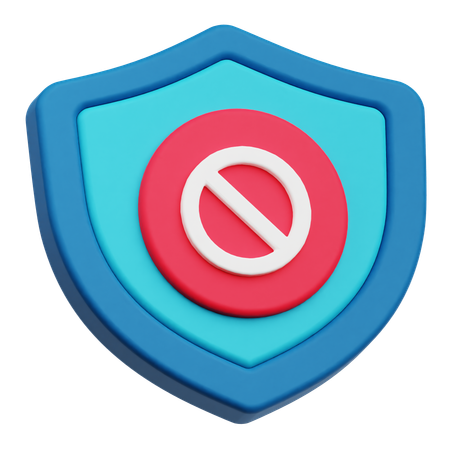 Protección de bloque  3D Icon