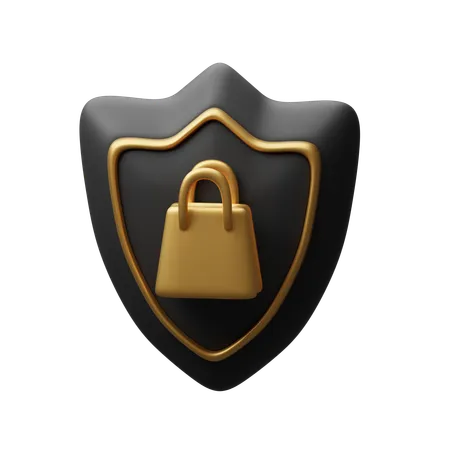 Protección de compras  3D Icon