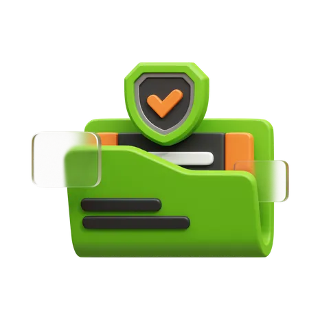 Protección de Datos  3D Icon