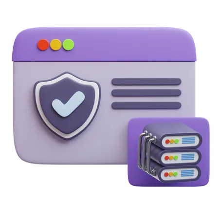 Protección de Datos  3D Icon