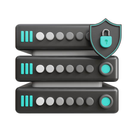 Protección de Datos  3D Icon