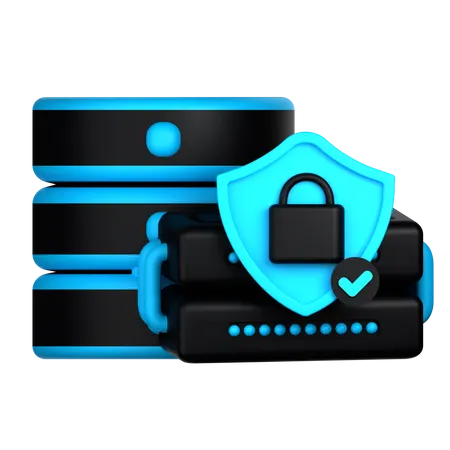 Protección de Datos  3D Icon