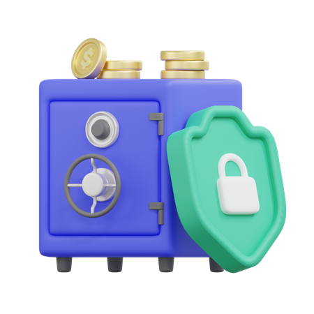 Protección de inversiones  3D Icon