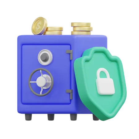 Protección de inversiones  3D Icon