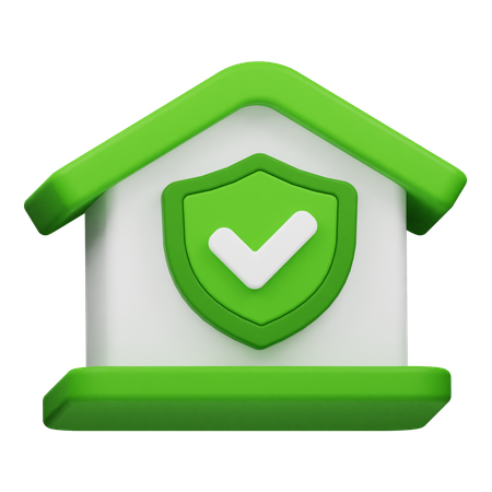 Proteccion de la casa  3D Icon