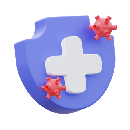 Proteccion de la salud  3D Icon