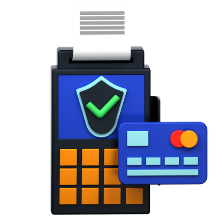 Protección de pago  3D Icon