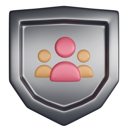 Protección de personas  3D Icon