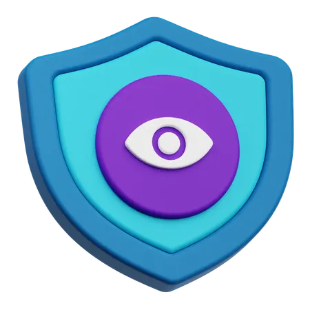 Ver protección  3D Icon