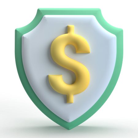 Protección del dinero  3D Icon