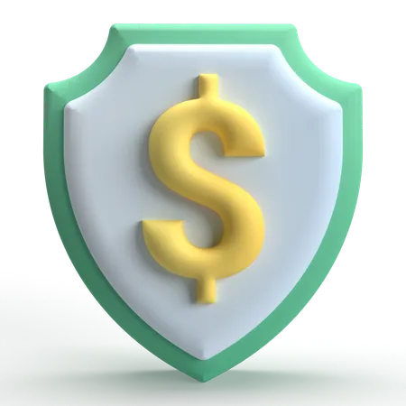 Protección del dinero  3D Icon