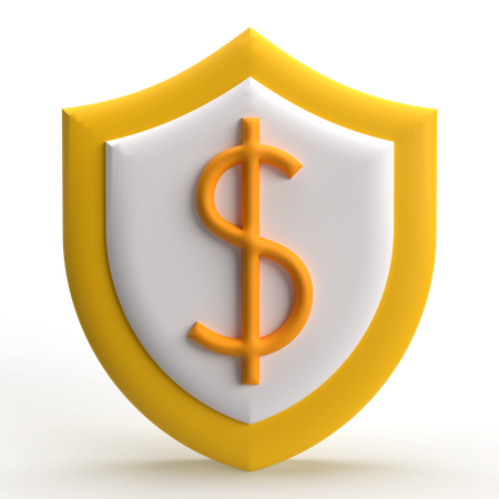 Protección del dinero  3D Icon