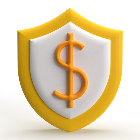 Protección del dinero  3D Icon