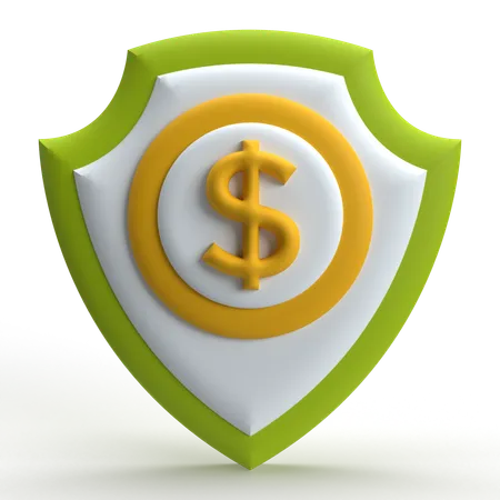 Protección del dinero  3D Icon