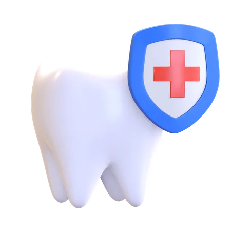 Protección dental  3D Illustration