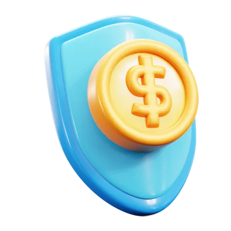 Protección del dinero  3D Icon