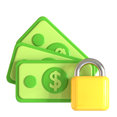 Protección del dinero  3D Icon
