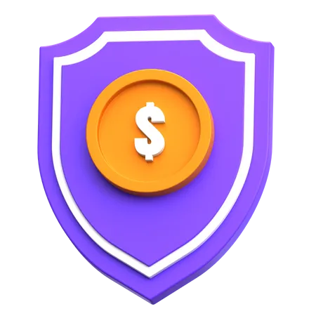 Protección del dinero  3D Icon
