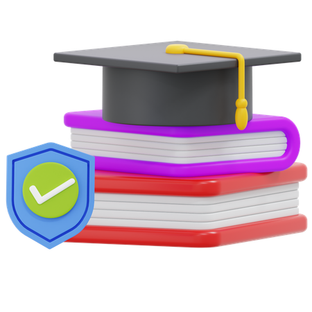 Protección de graduación  3D Icon