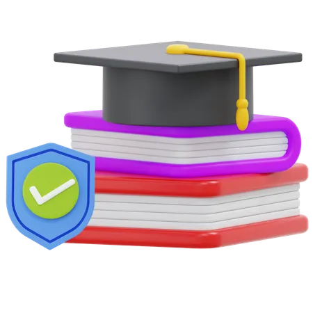 Protección de graduación  3D Icon