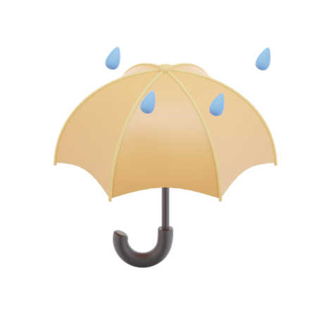 Protección contra la lluvia  3D Icon