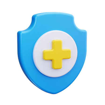 Protección médica  3D Icon