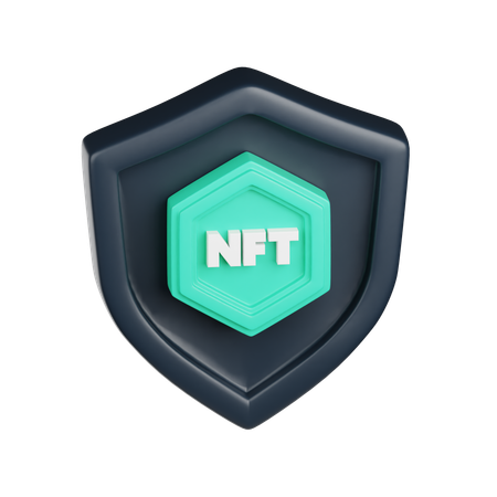 Protección nft  3D Icon