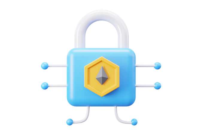 Protección nft  3D Icon