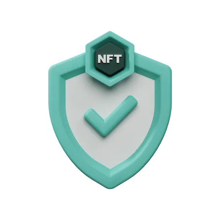 Protección nft  3D Icon