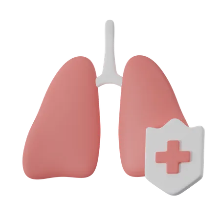 Ciencia Medica En 3 D Comprension De La Enfermedad Pulmonar 3D Icon