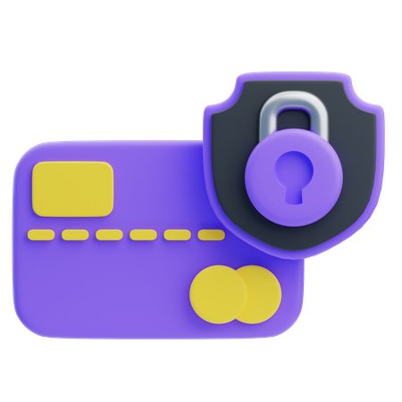 Protección de tarjeta de débito  3D Icon