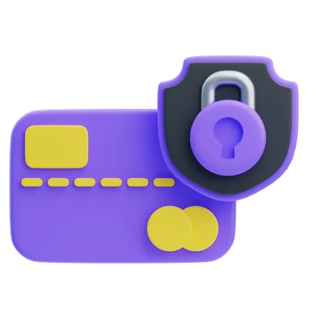 Protección de tarjeta de débito  3D Icon