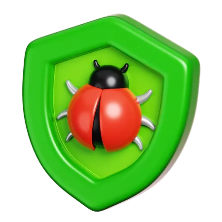 Protección contra el virus  3D Icon