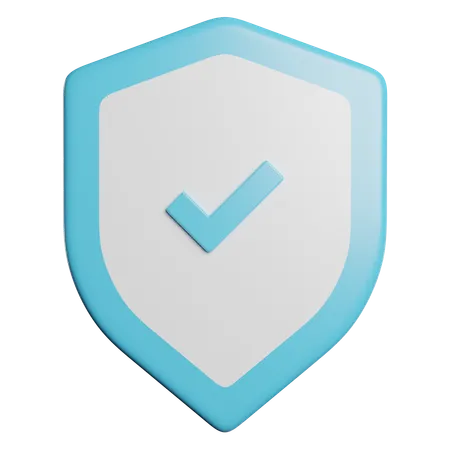 Protect Safety Secure 3D Icon