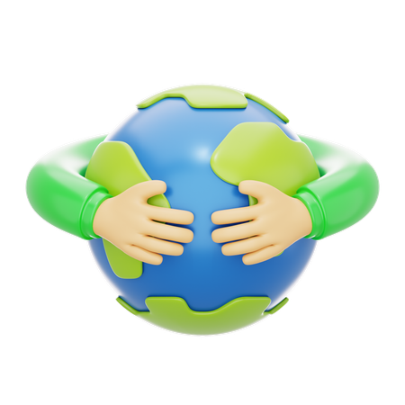Protect Earth  3D Icon