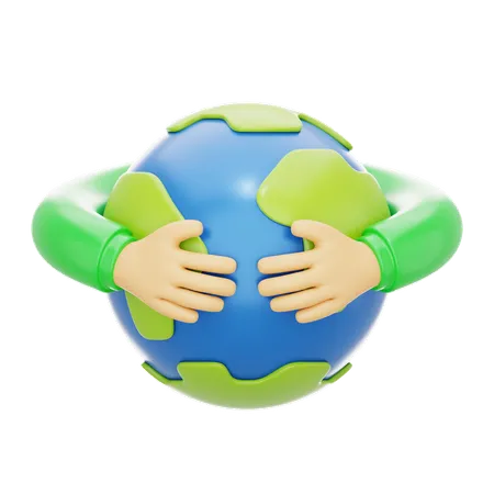 Protect Earth  3D Icon
