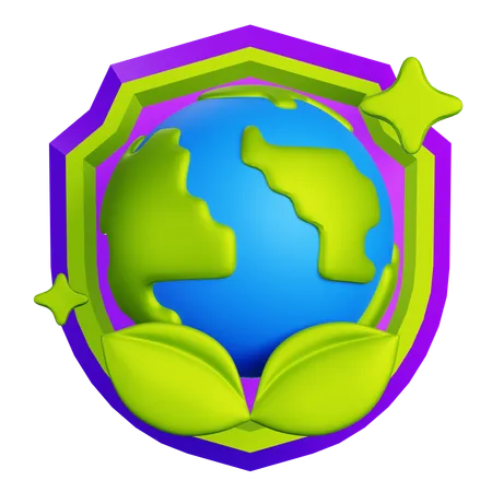 Protect Our Earth  3D Icon