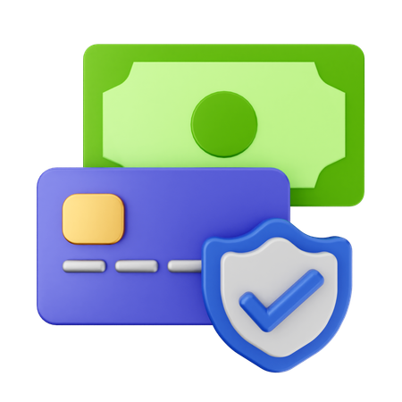 Protect Payment  3D Icon