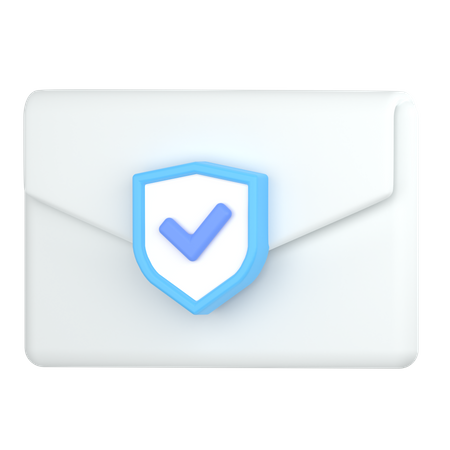 Protected email  3D Icon