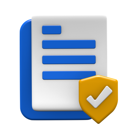 Protected file  3D Icon