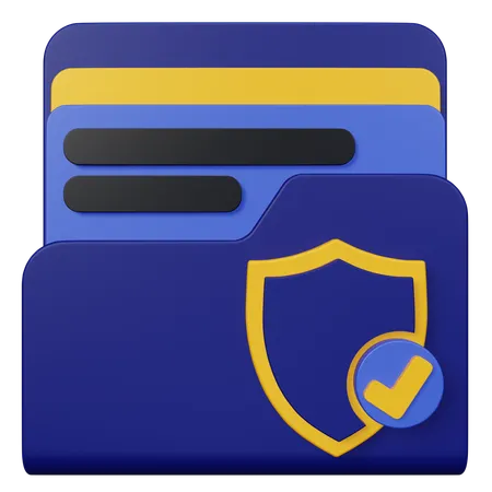Protected File  3D Icon