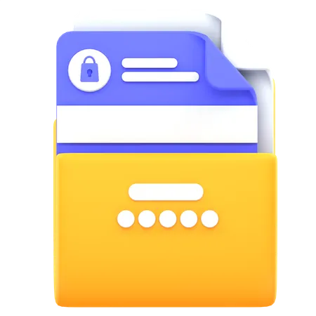Protected Folder  3D Icon