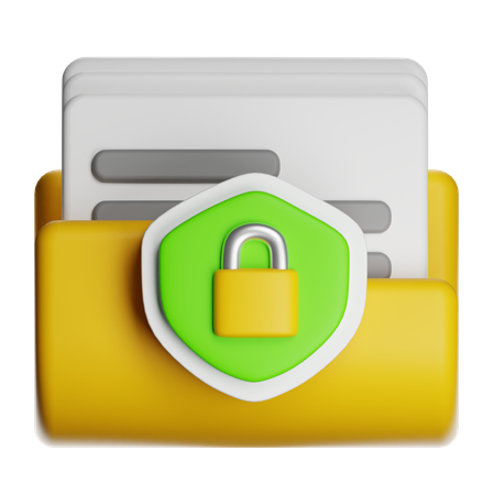 Protected Folder  3D Icon