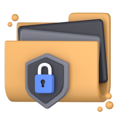 Protected folder  3D Icon