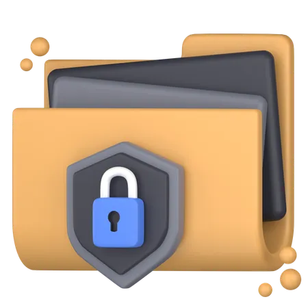 Protected folder  3D Icon