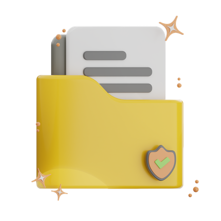 Protected Folder  3D Icon