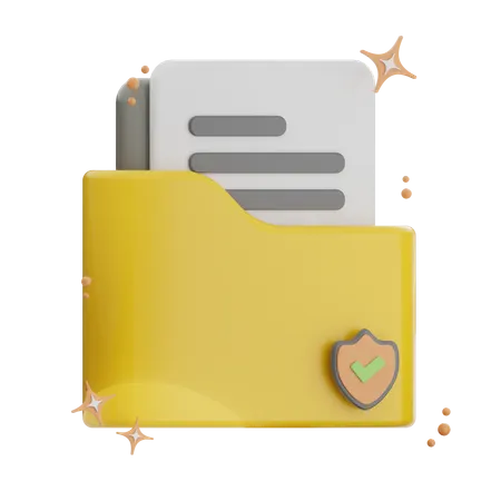Protected Folder  3D Icon