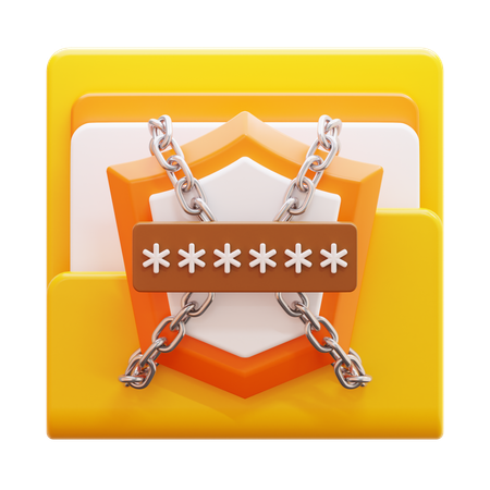 Protected Folder  3D Icon