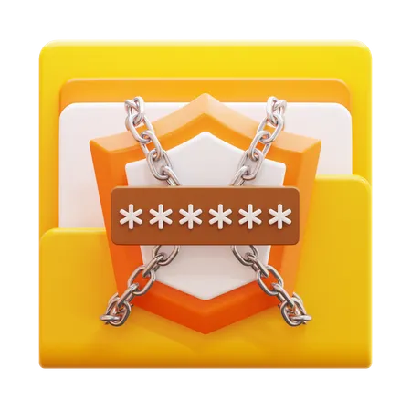 Protected Folder  3D Icon