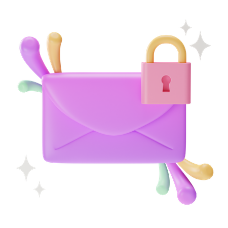 Protected Mail  3D Icon